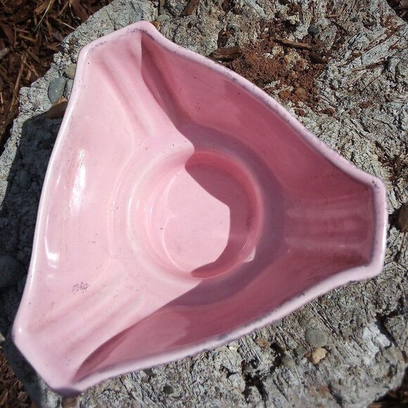 Vintage MCM Lane & Co Van Nuys Ceramic Ashtray Trinket Pink 444 - Picture 5 of 6